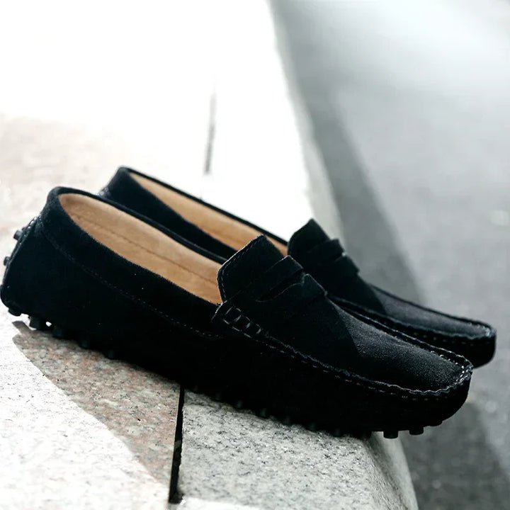 Mocassins en daim décontractés 