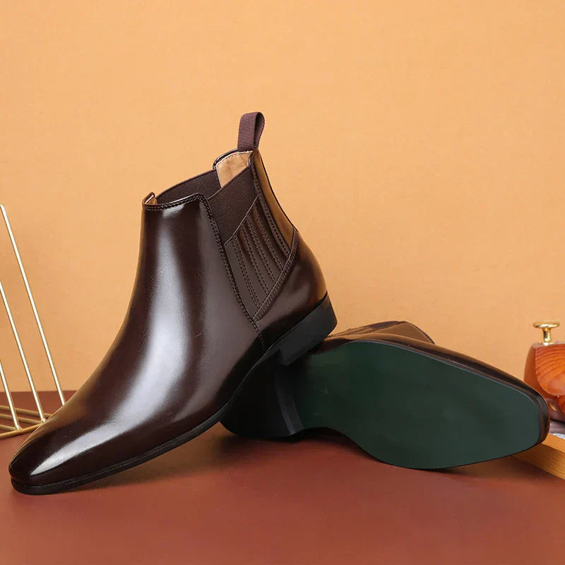 Peyton™ | Graceful Faux Leather Booties