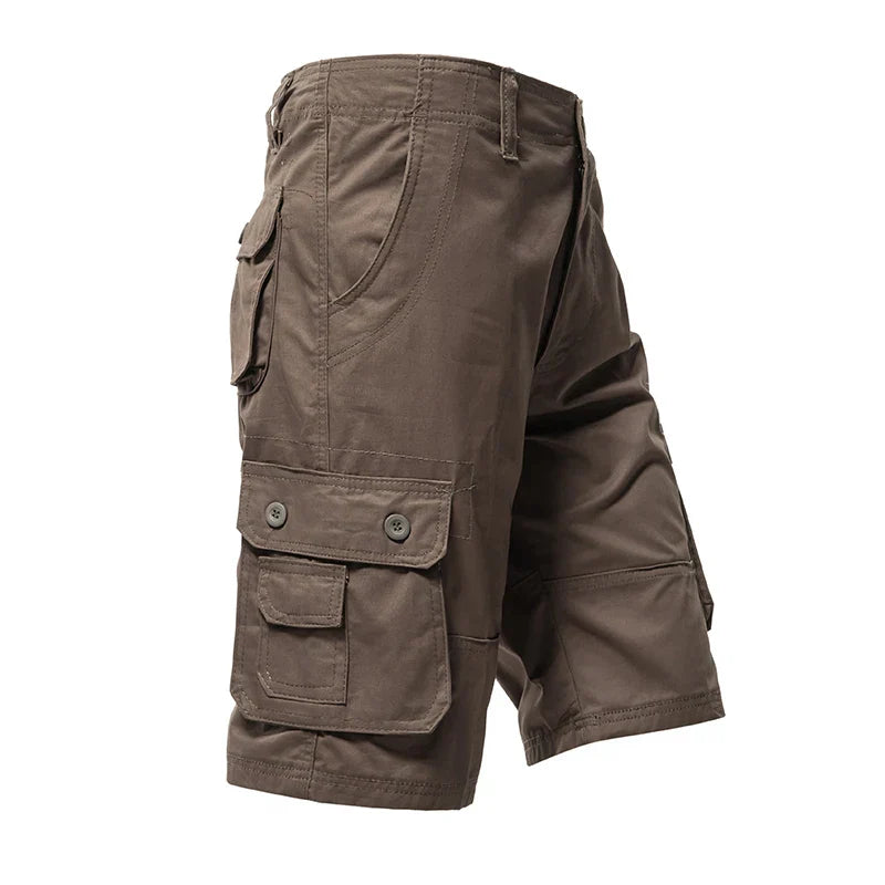 Shorts cargo décontractés jusqu'aux genoux 