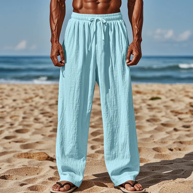 Pantalons en lin confortables 