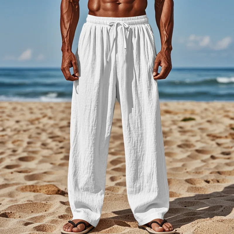 Pantalons en lin confortables 