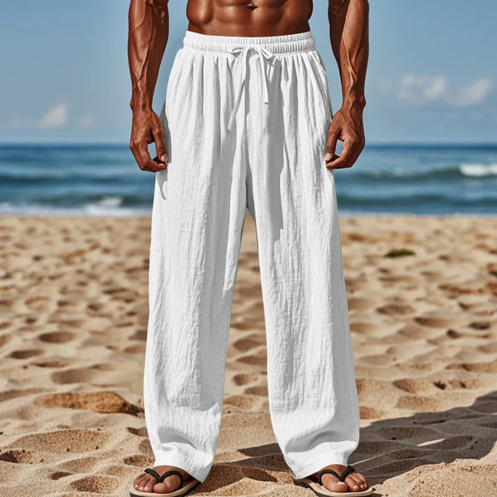 Pantalons en lin confortables 