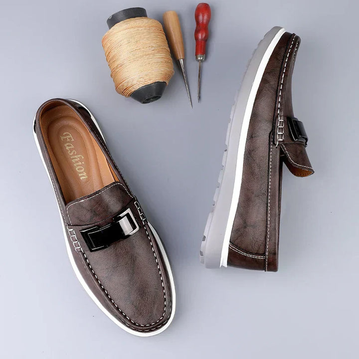 Mocassins en cuir de luxe 