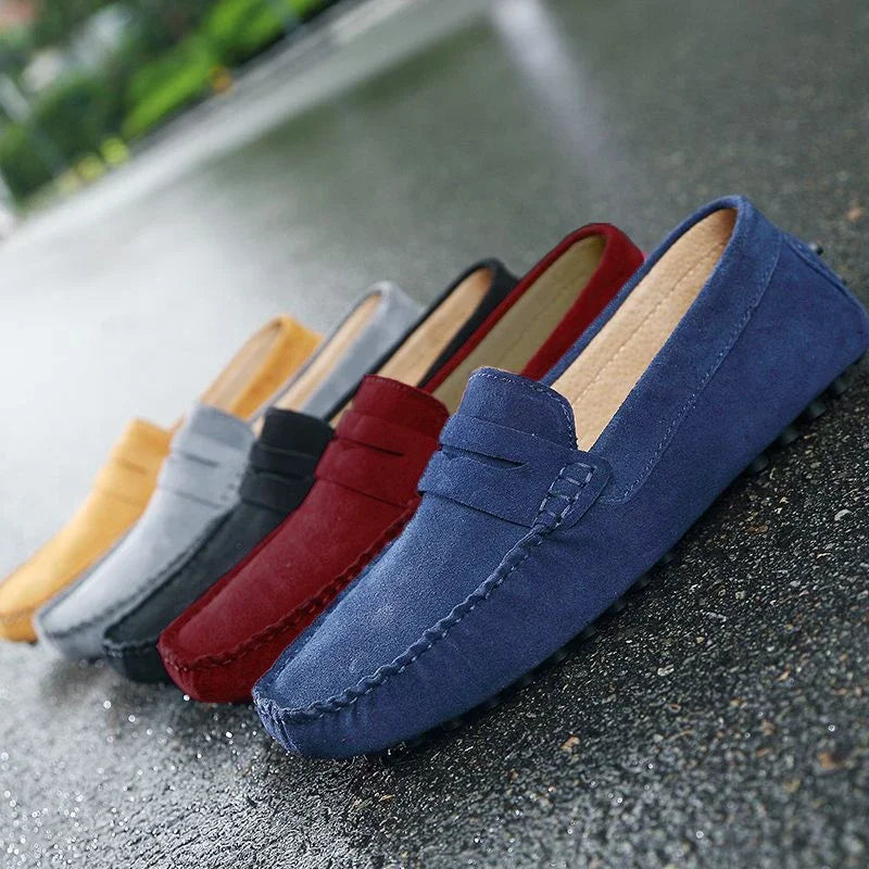 Mocassins en daim décontractés 