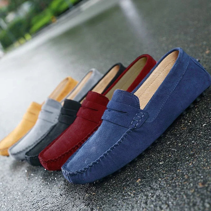 Mocassins en daim décontractés 