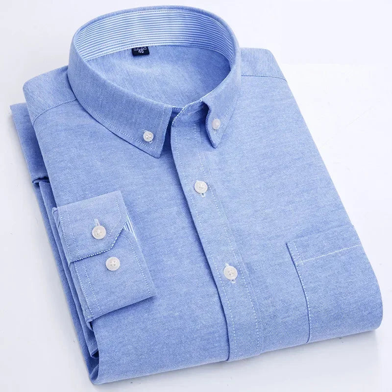 Chemise en coton à manches longues 