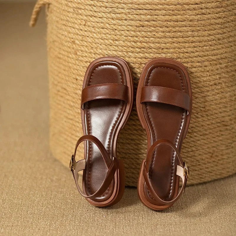 Sandales à talons en cuir Klarina 