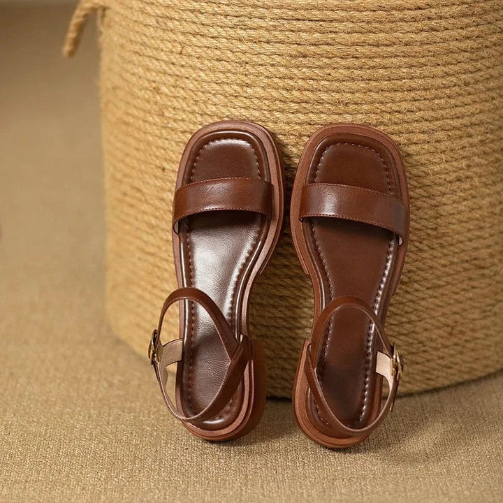 Sandales à talons en cuir Klarina 