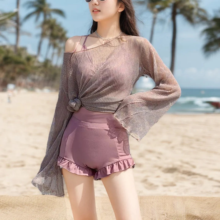 Nilaya™ | Maillot de bain sculptant avec une apparence de robe 