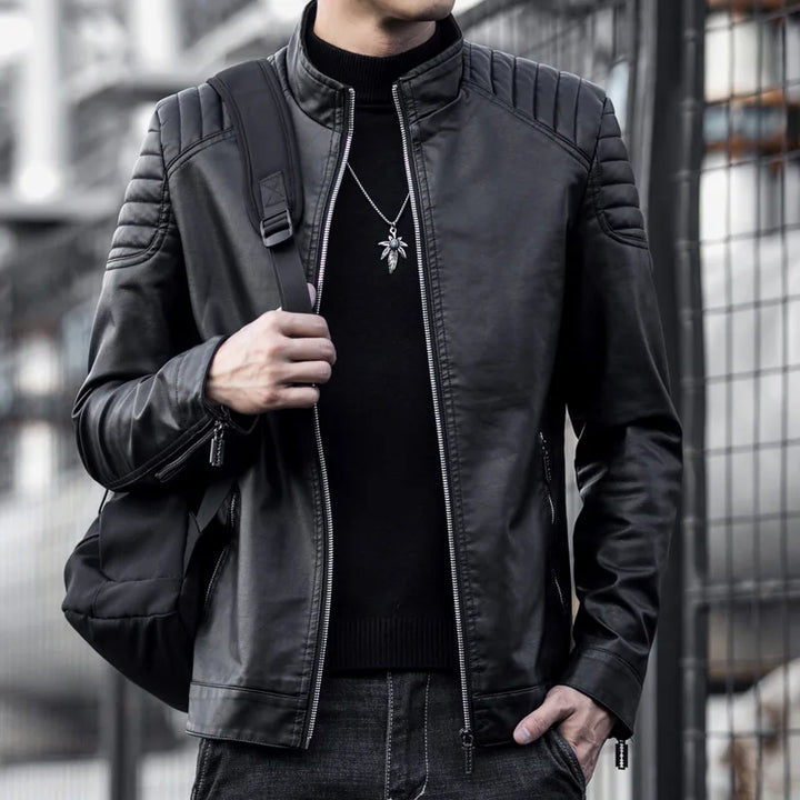 Veste en cuir de qualité supérieure 