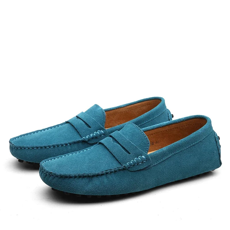 Mocassins en daim décontractés 