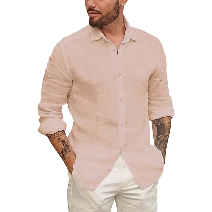 Chemise en lin et coton hawaïen 