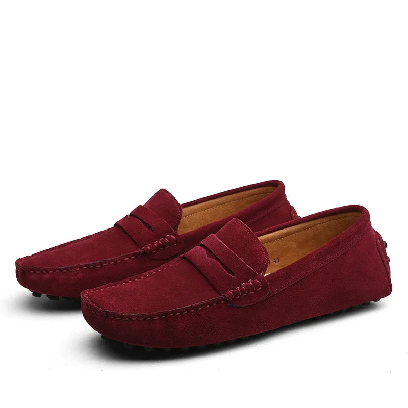Mocassins en daim décontractés 