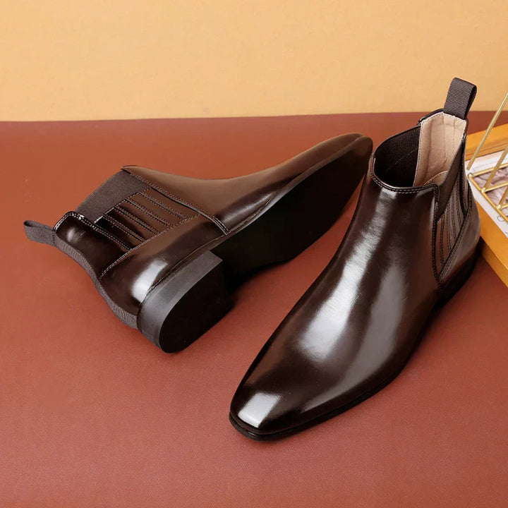 Peyton™ | Graceful Faux Leather Boots