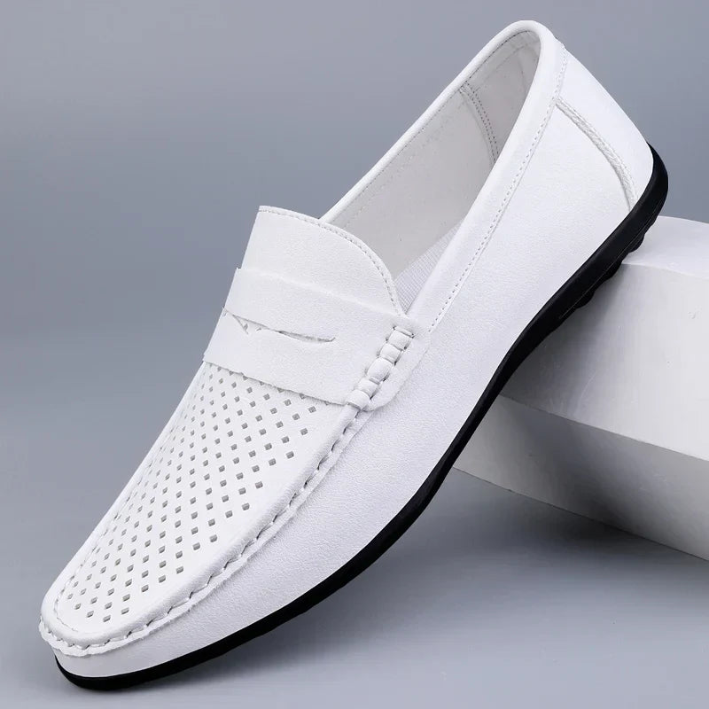 Mocassins en cuir italien classique 