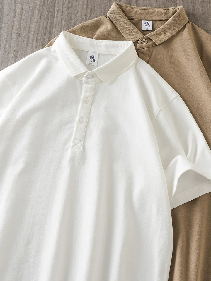 Polo en coton pour hommes 
