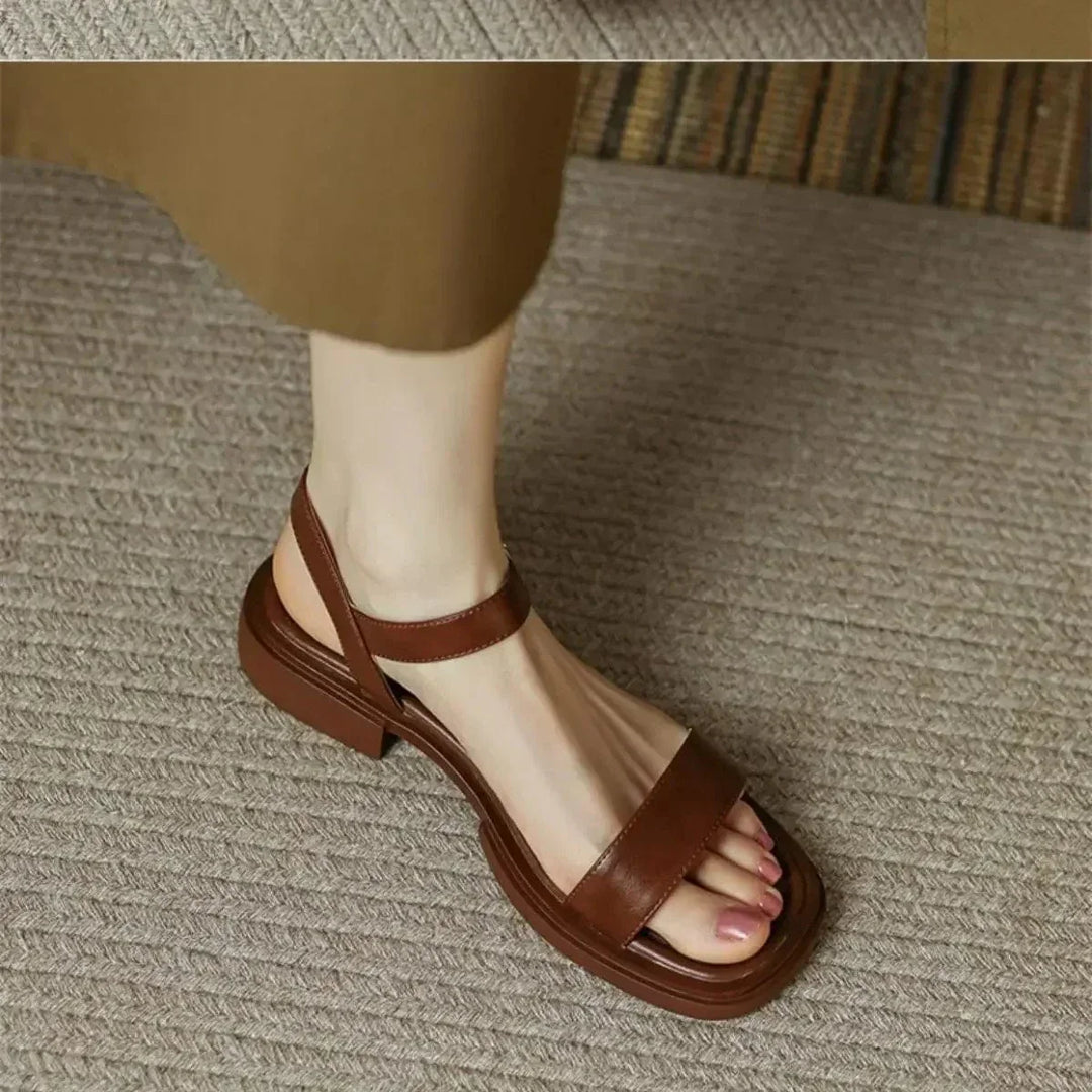 Sandales à talons en cuir Klarina 