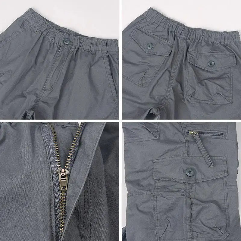 Longs Shorts Cargo en Coton 