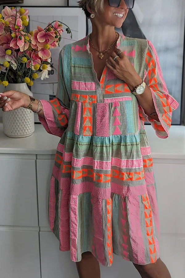 Kiki | Robe Midi Élégante de Printemps (Presque Épuisée) 
