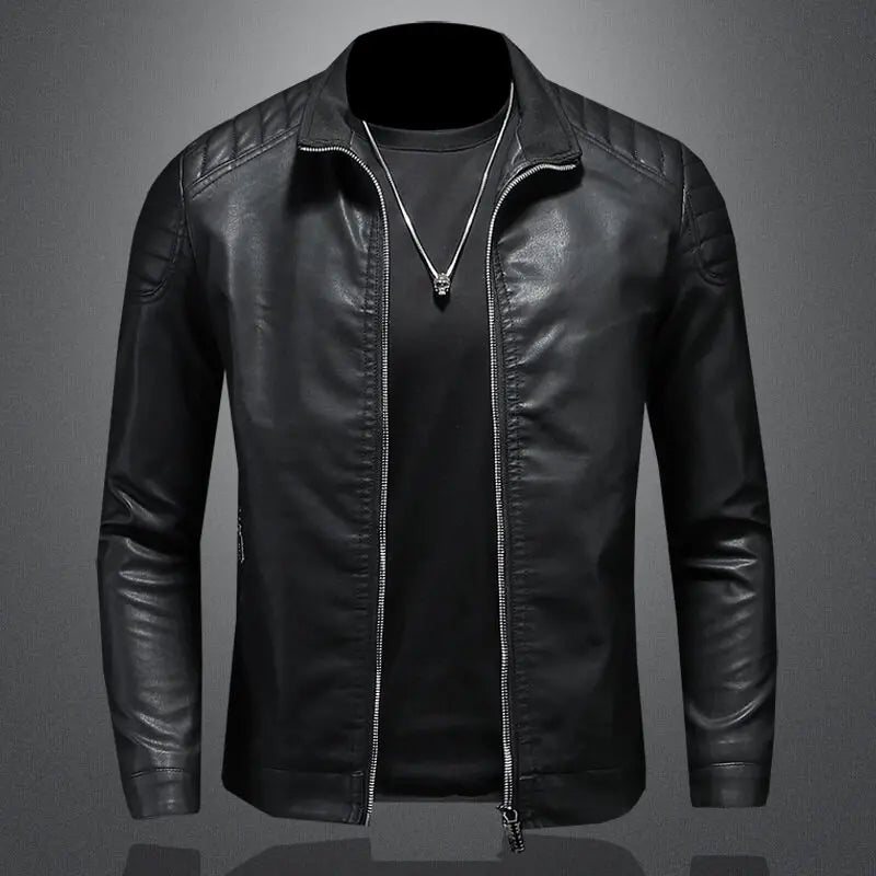 Veste en cuir de qualité supérieure 