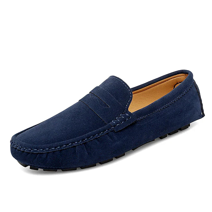 Mocassins en daim pour bateau 