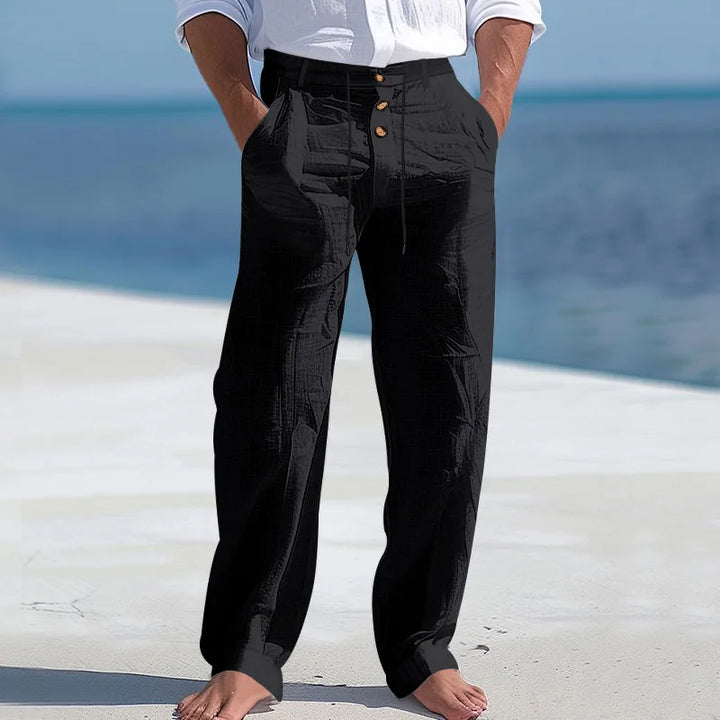 Pantalon d'été en lin 