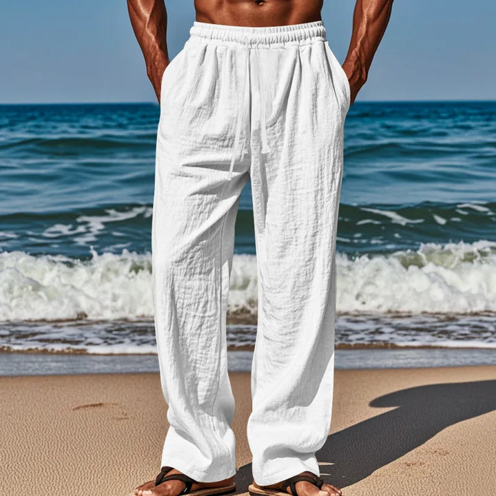Pantalons en lin confortables 