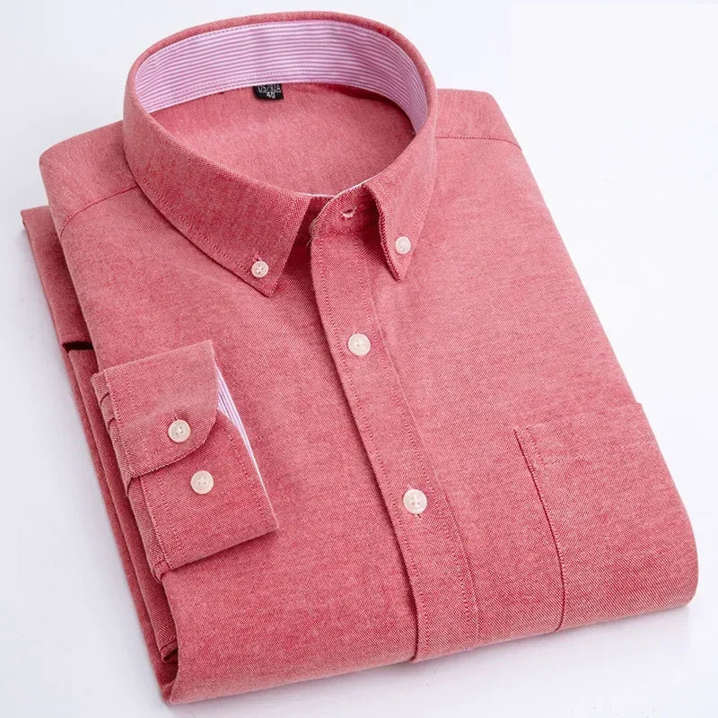 Chemise en coton à manches longues 