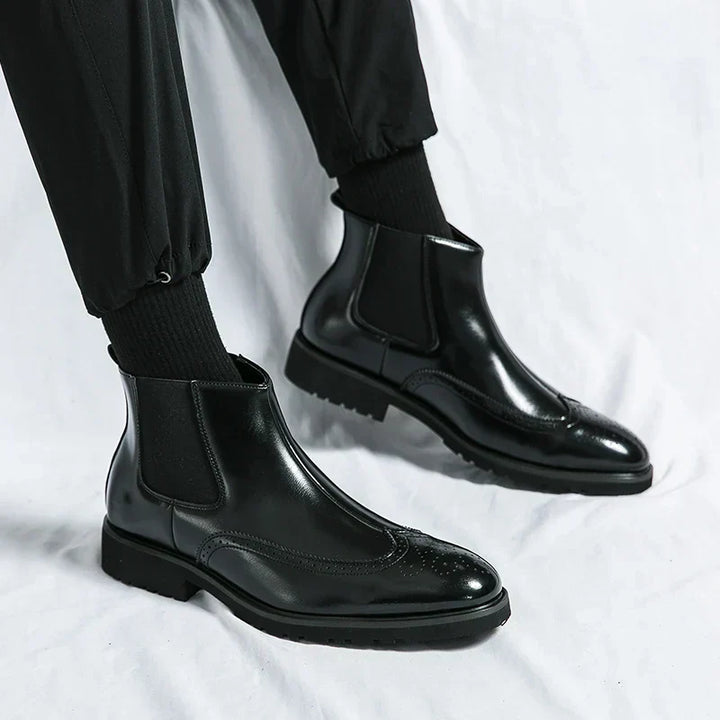 Dwight™ | Timeless Faux Leather Elegance