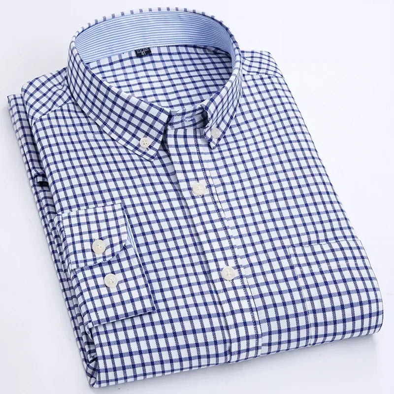 Chemise en coton à manches longues 