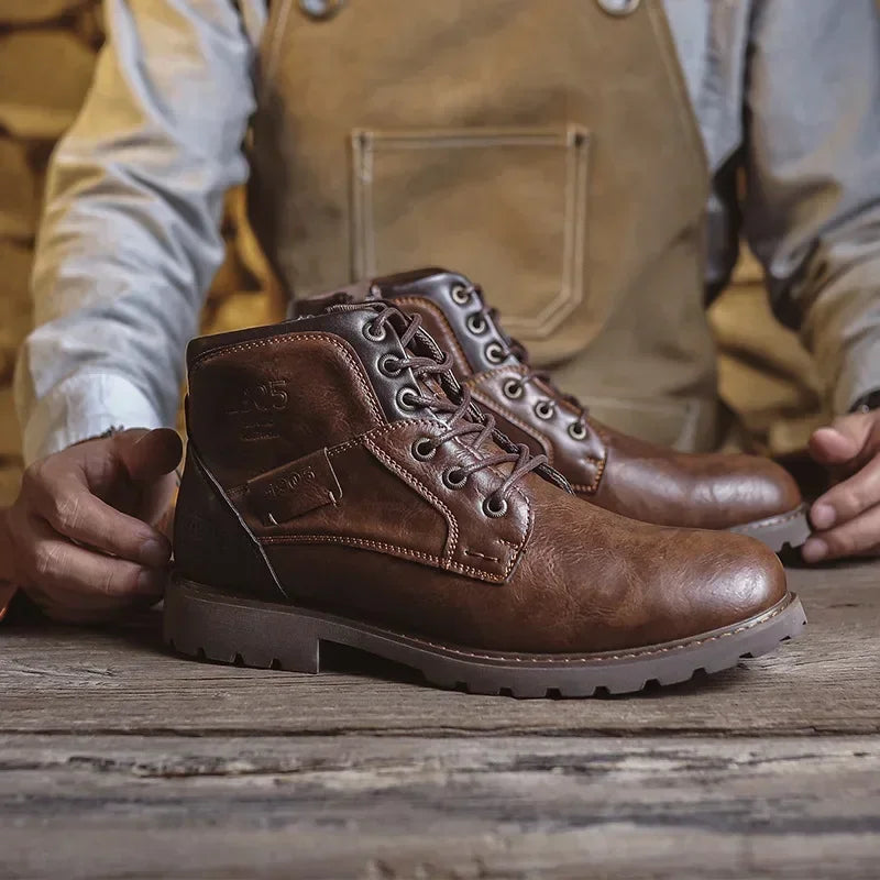 Kennedy™ | Graceful Faux Leather Boots