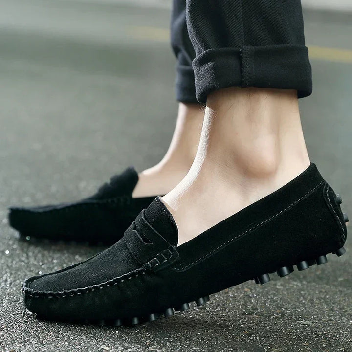 Mocassins en daim décontractés 