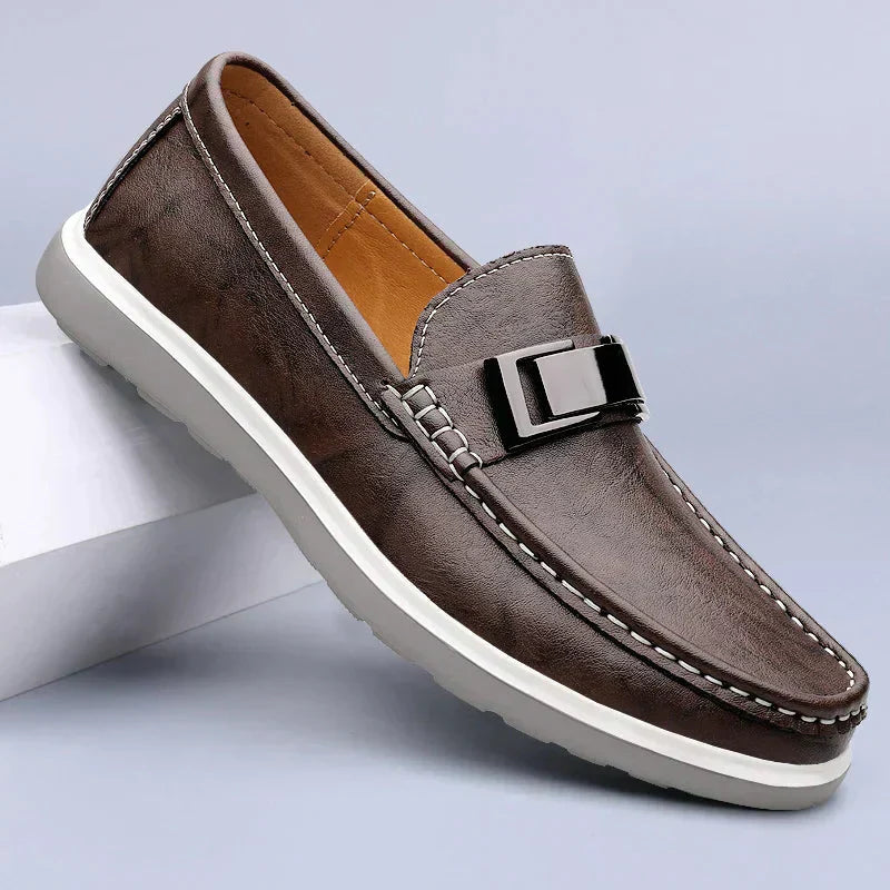 Mocassins en cuir de luxe 