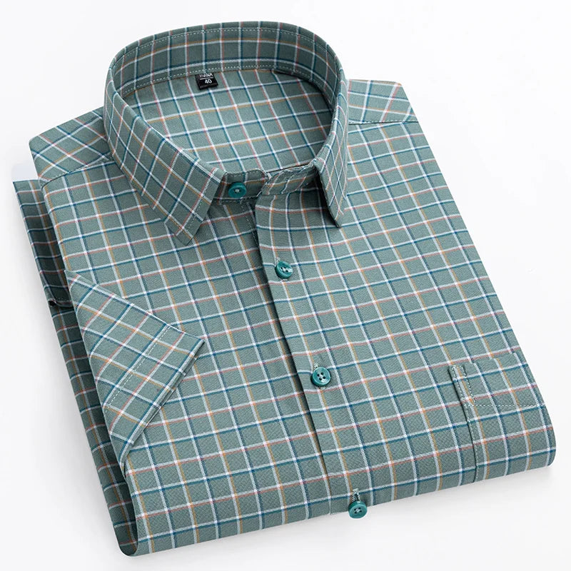 Givalli - Chemise en Coton à Manches Courtes 