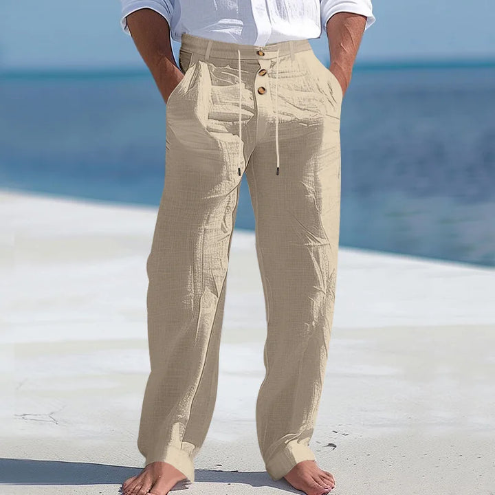 Pantalon d'été en lin 