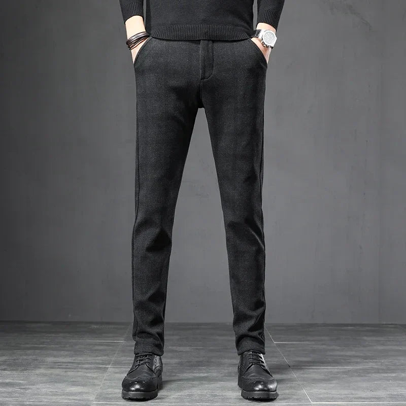 Pantalon décontracté à carreaux 