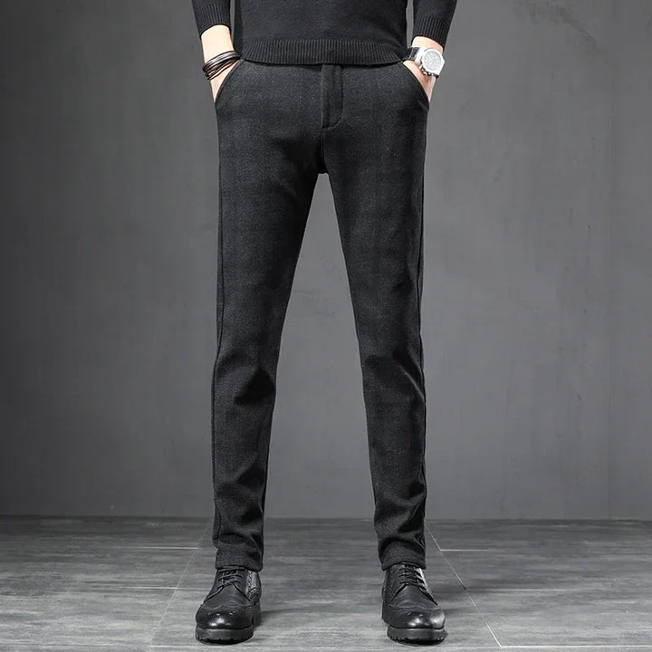Pantalon décontracté à carreaux 