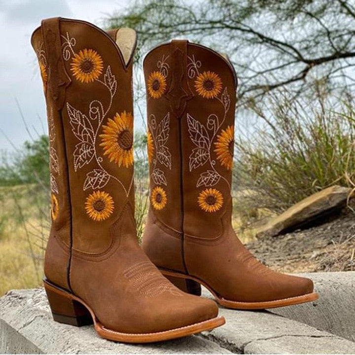 Clementine™ | Sunset Bloom Boots