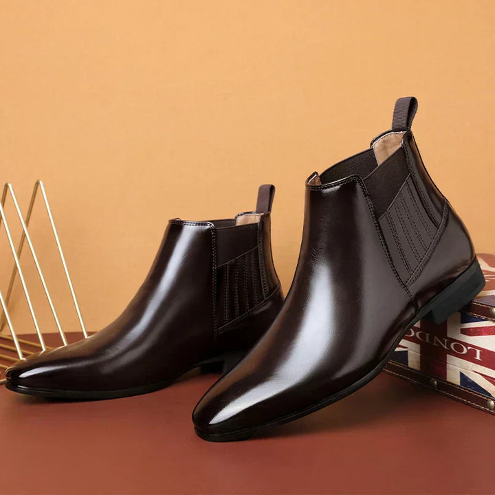Peyton™ | Graceful Faux Leather Booties