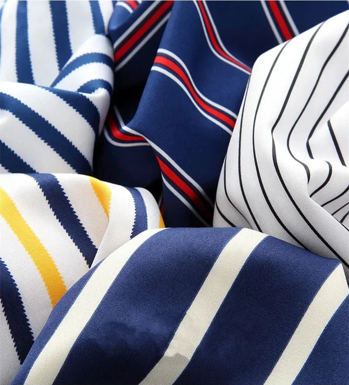 Givalli - Chemise décontractée rayée pour homme 