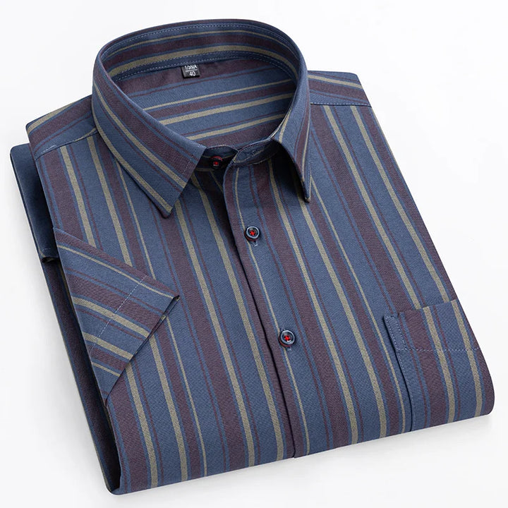 Givalli - Chemise en Coton à Manches Courtes 