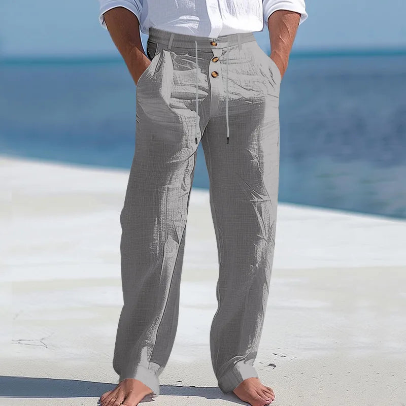 Pantalon d'été en lin 