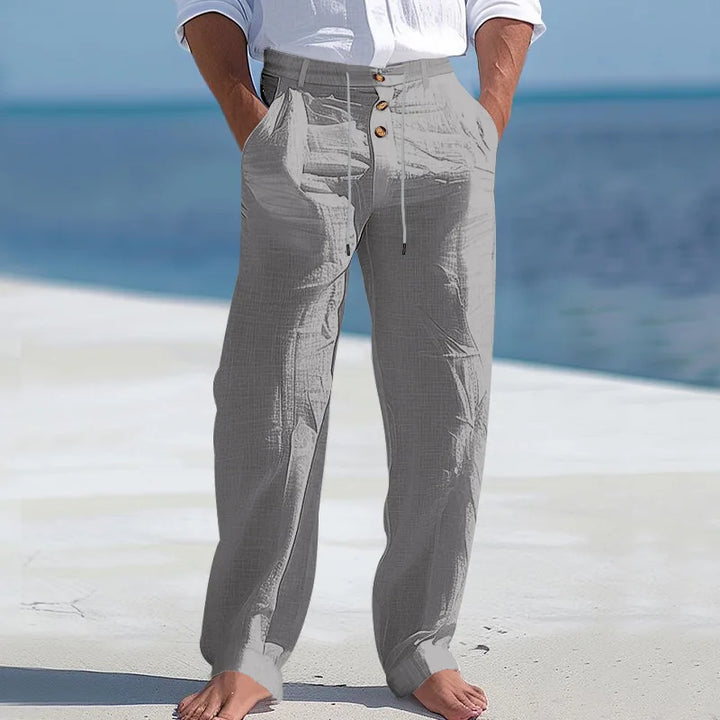 Pantalon d'été en lin 