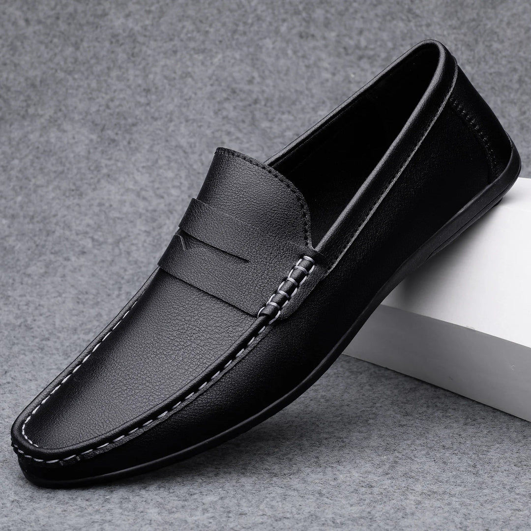 Mocassins en cuir italien classique 