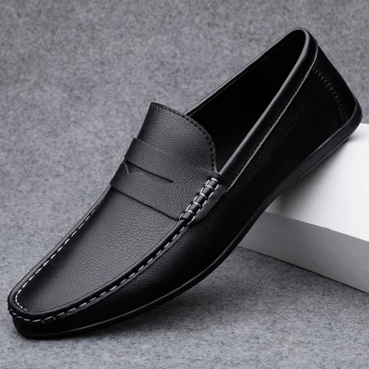 Mocassins en cuir italien classique 