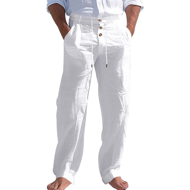Pantalon d'été en lin 