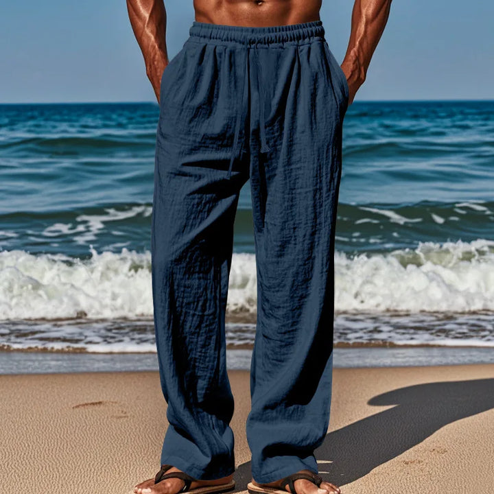 Pantalons en lin confortables 