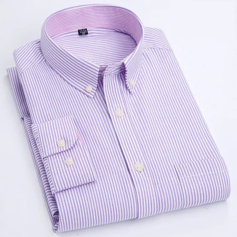 Chemise en coton à manches longues 