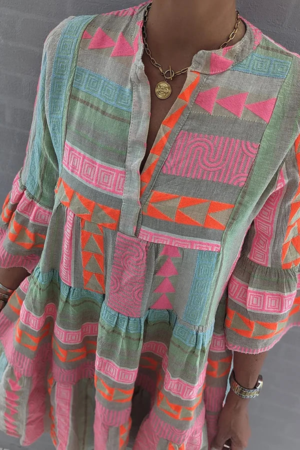 Kiki | Robe Midi Élégante de Printemps (Presque Épuisée) 