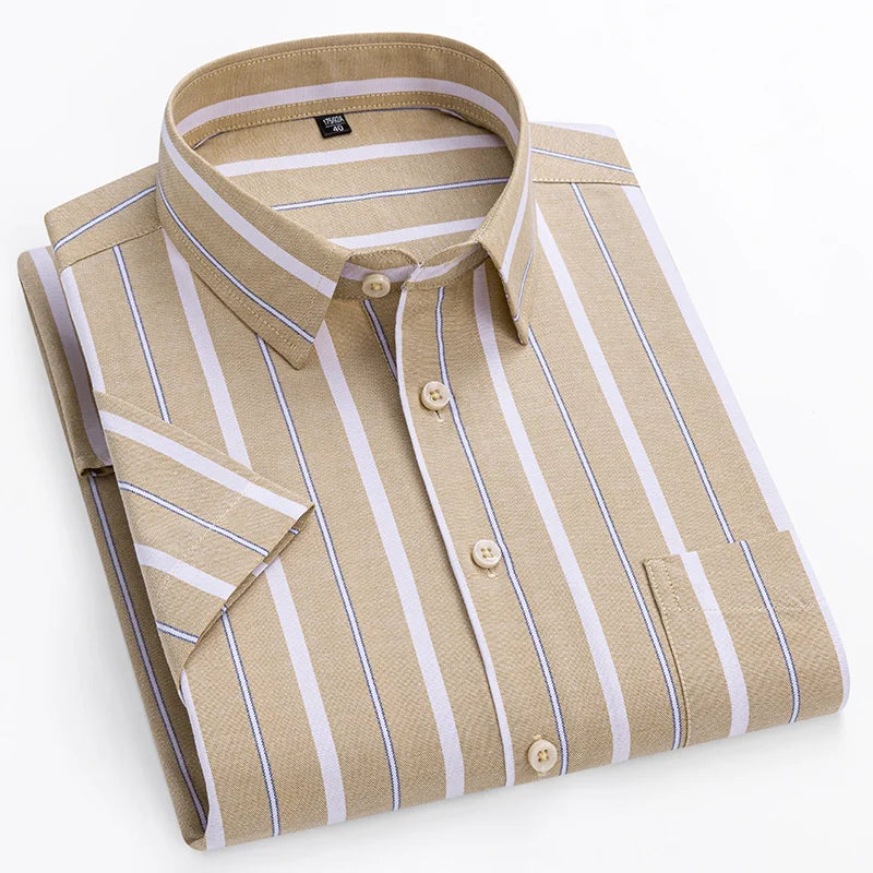 Givalli - Chemise en Coton à Manches Courtes 